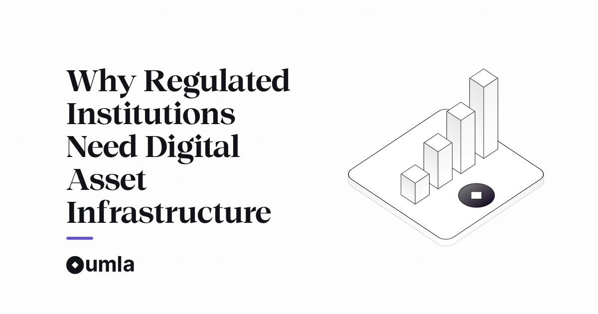 Why Regulated Institutions Need Digital Asset Infrastructure